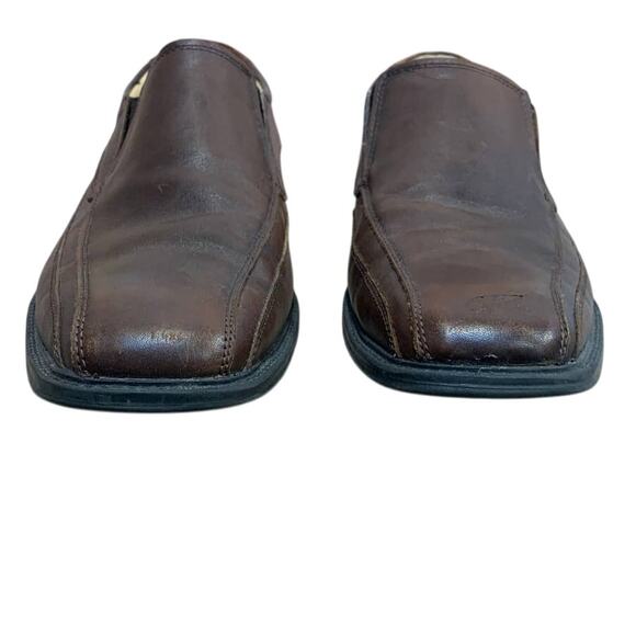 G.H. Bass & Co Glenn Mens US 10.5 Brown Leather Slip On Loafers Casual Shoes - Picture 4 of 7